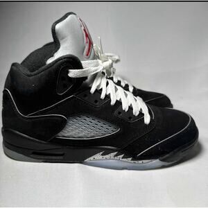 Size 6 - Nike Air Jordan 5 Retro OG GS Black Metallic Reimagined Men's Shoes